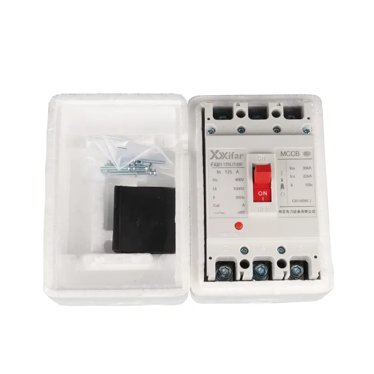 3p 100a Mccb Finded Case Circuit Breaker 400v